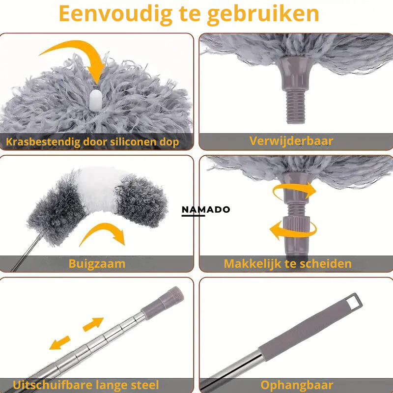 Namado Flexi Plumeau™ - Veilig en eenvoudig afstoffen