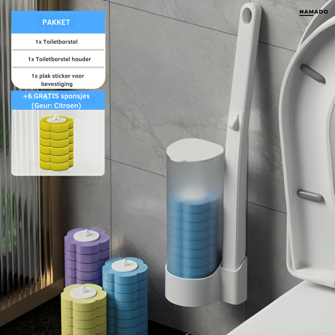Namado BrushFlush™ toiletborstel - Voor een fris toilet, elke keer weer!