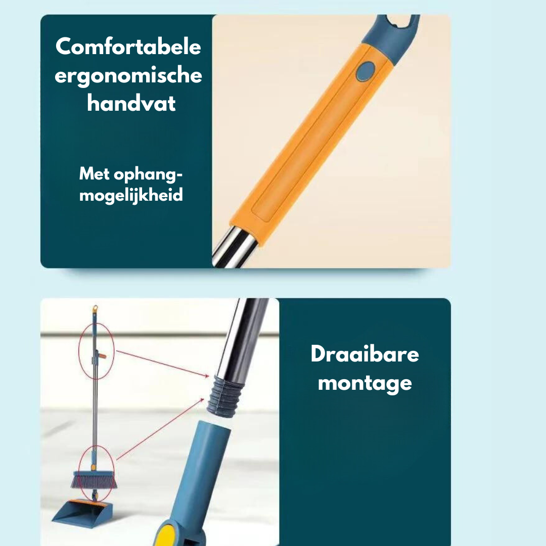 Namado SpinClean™ Deluxe - Bereik moeiteloos elk hoekje voor een sprankelend schoon huis!