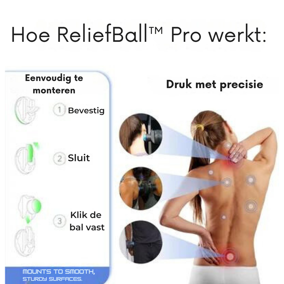 ReliefBall™ Pro - Ervaar een revolutie in pijnverlichting en herstel