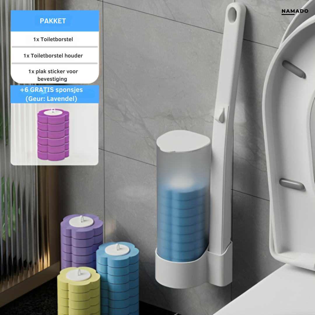 Namado BrushFlush™ toiletborstel - Voor een fris toilet, elke keer weer!
