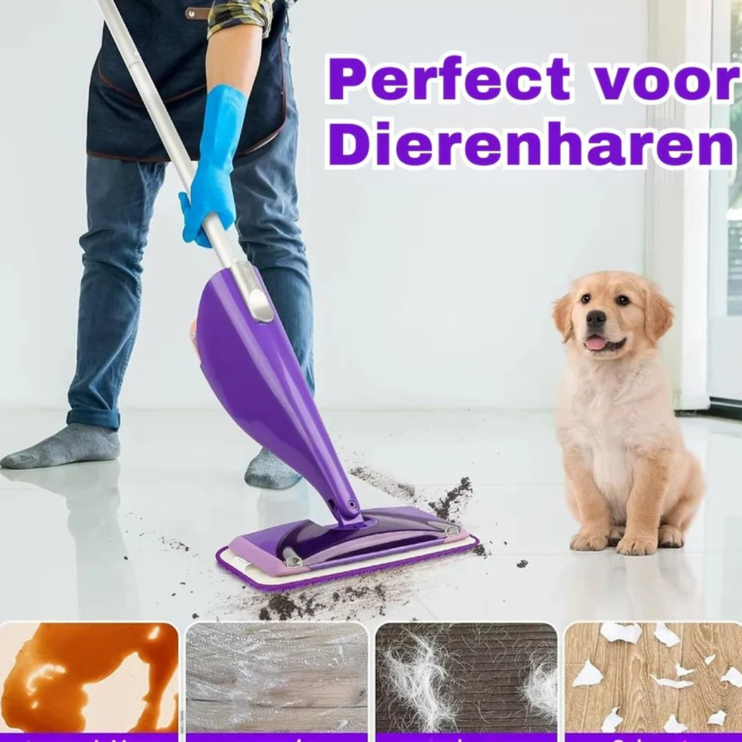 Namado PurpleSweep™ - Herbruikbare mop voor Swiffer WetJet | 2+2 GRATIS