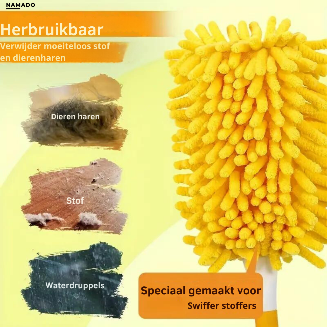 Namado YellowDust™ - Herbruikbare stoffer voor Swiffer