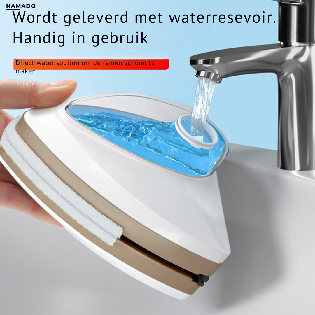 Namado RaamWonder™ Pro - Altijd schone ramen met de magnetische wisser