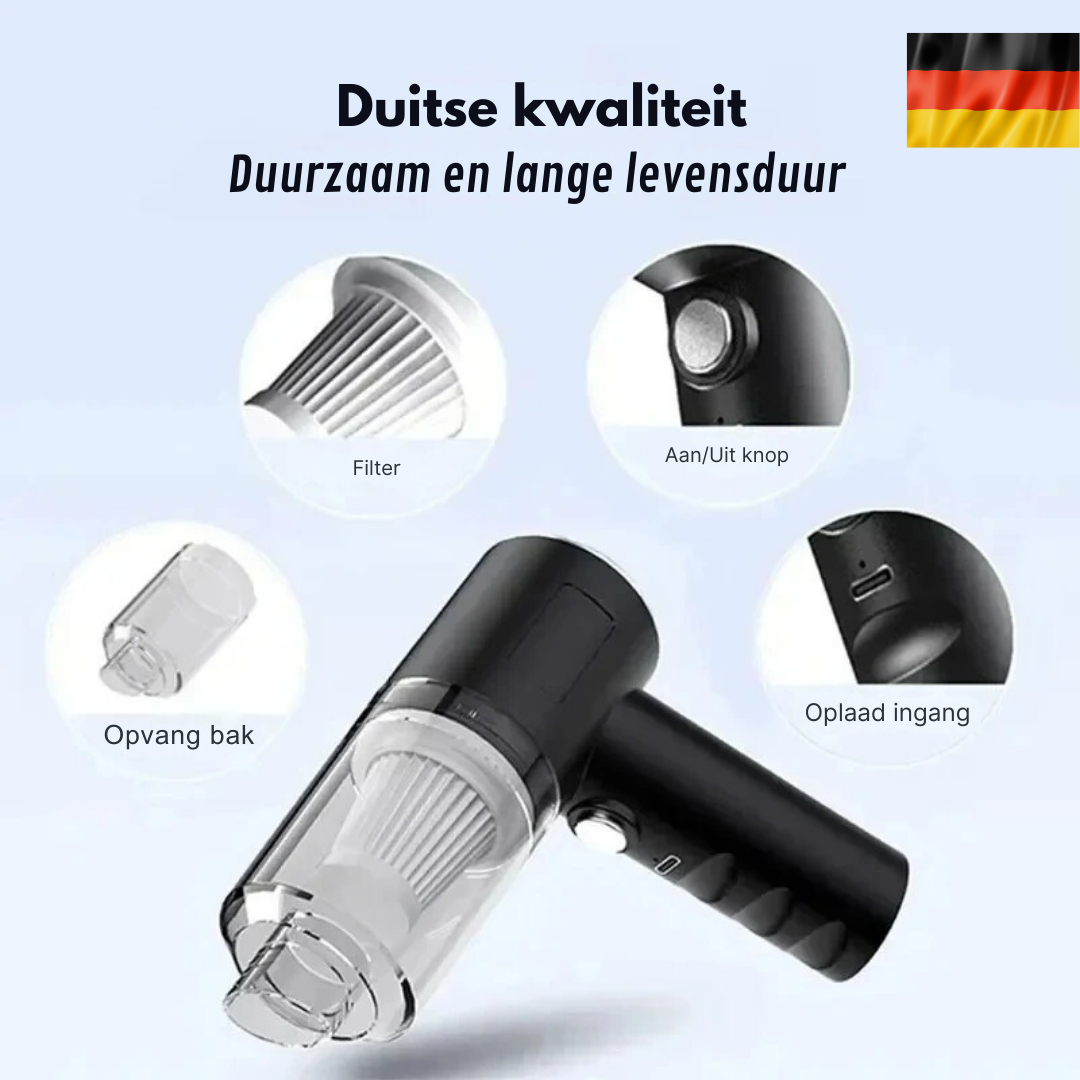 Namado HandyVac™ Pro - Houd je auto schoon zonder gedoe