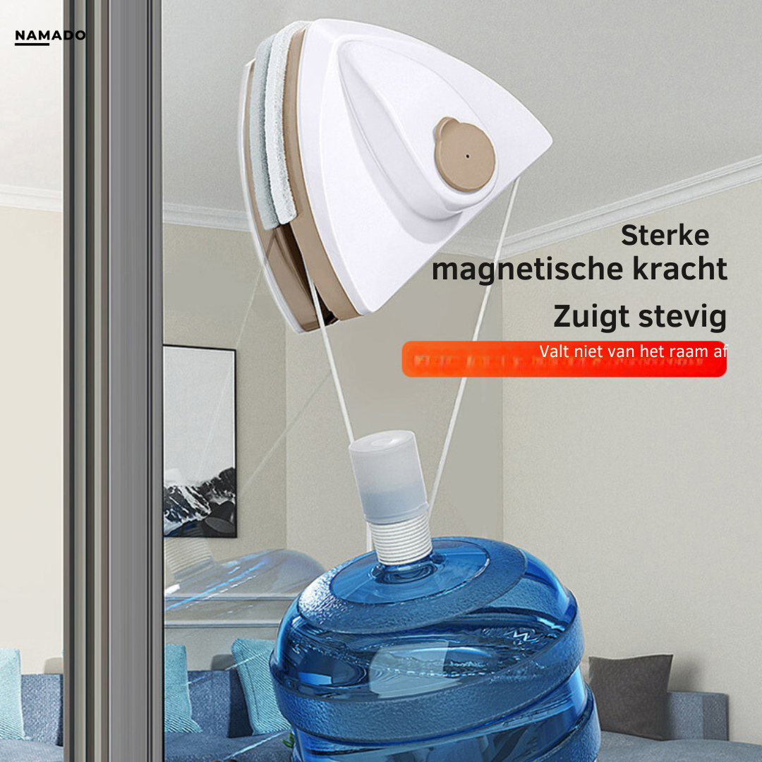 Namado RaamWonder™ Pro - Altijd schone ramen met de magnetische wisser