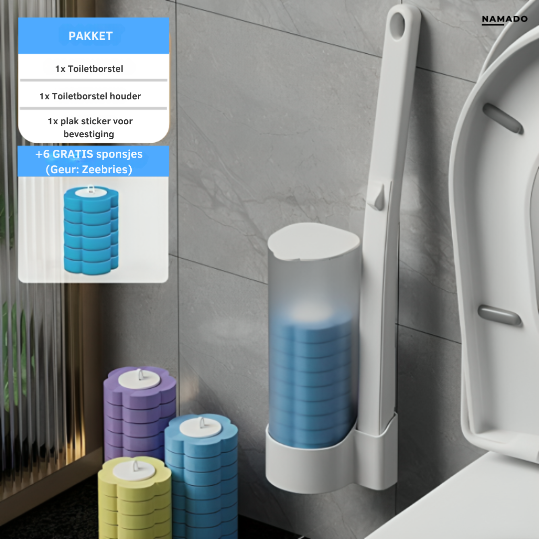 Namado BrushFlush™ toiletborstel - Voor een fris toilet, elke keer weer!