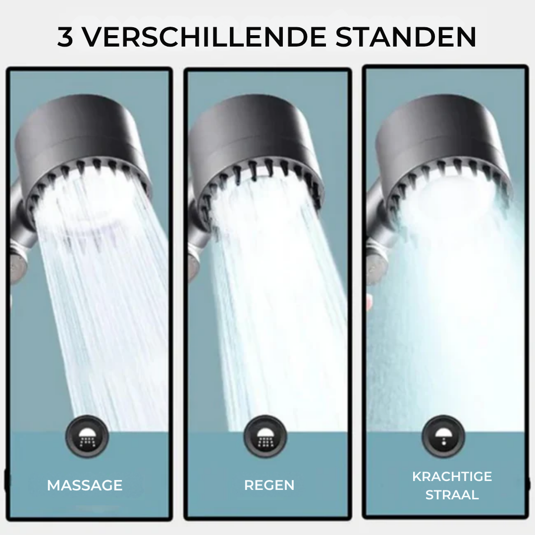 AQUAÉLLE douchekop - Zuiver water, stralende huid, gezond haar | + 5 GRATIS filters