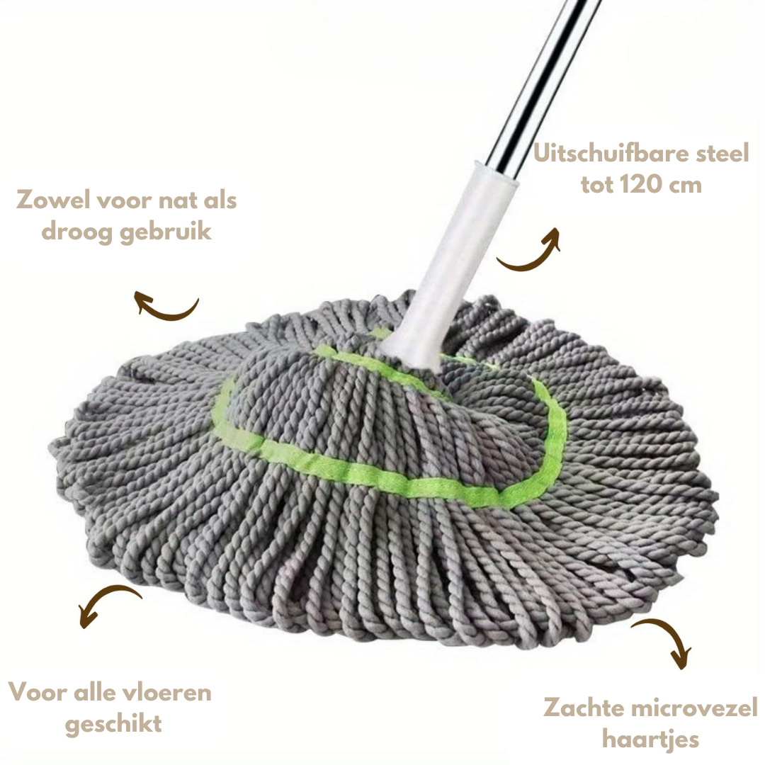 Namado EasyTwist Dweil™ - Slimme zelfwringende mop
