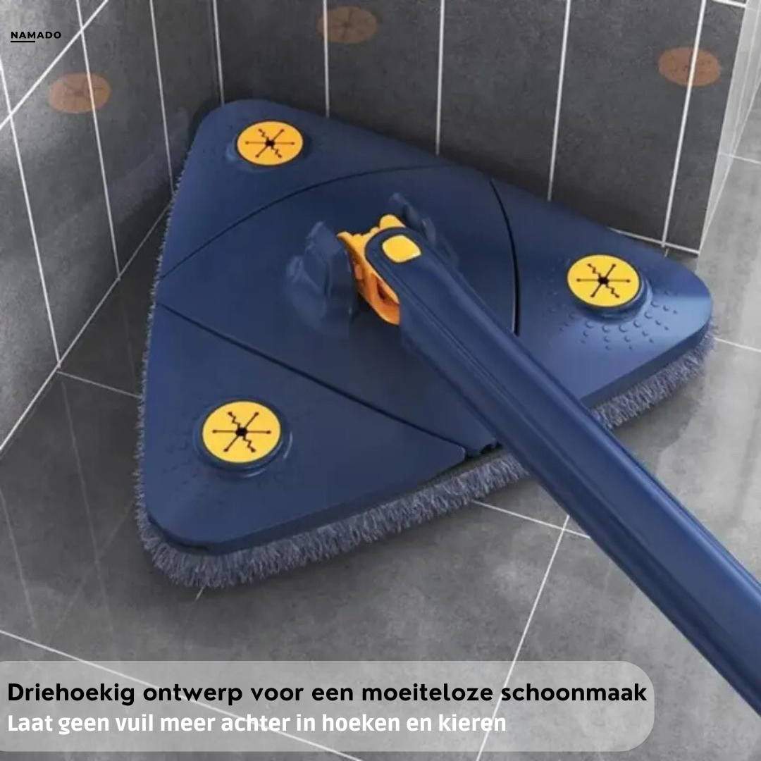 Namado CleanPro Mop™ - 360° draaibare mop voor moeiteloze schoonmaak | +3 GRATIS doeken