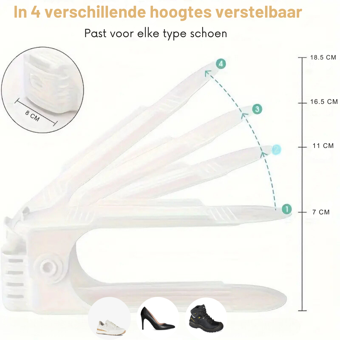 ShoeNest™ Pro - Ruimtebesparende schoenenorganizer | 5+5 GRATIS