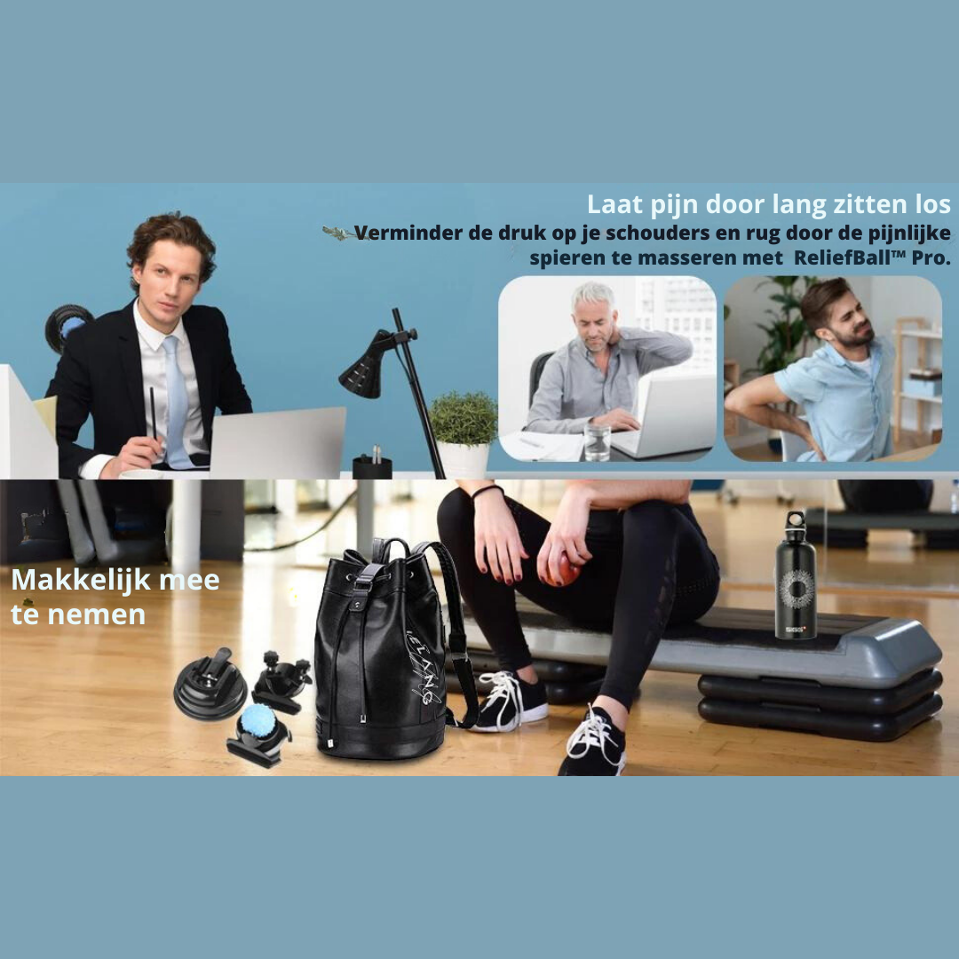 ReliefBall™ Pro - Ervaar een revolutie in pijnverlichting en herstel