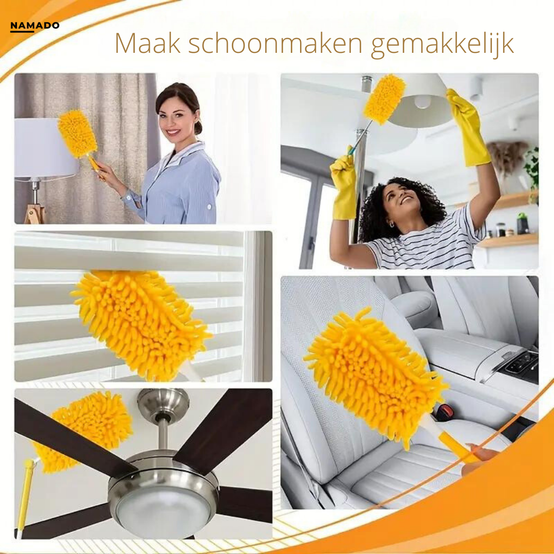 Namado YellowDust™ - Herbruikbare stoffer voor Swiffer
