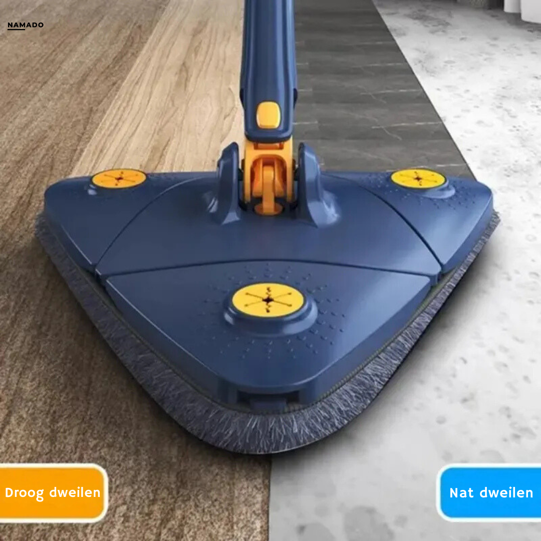 Namado CleanPro Mop™ - 360° draaibare mop voor moeiteloze schoonmaak | +3 GRATIS doeken