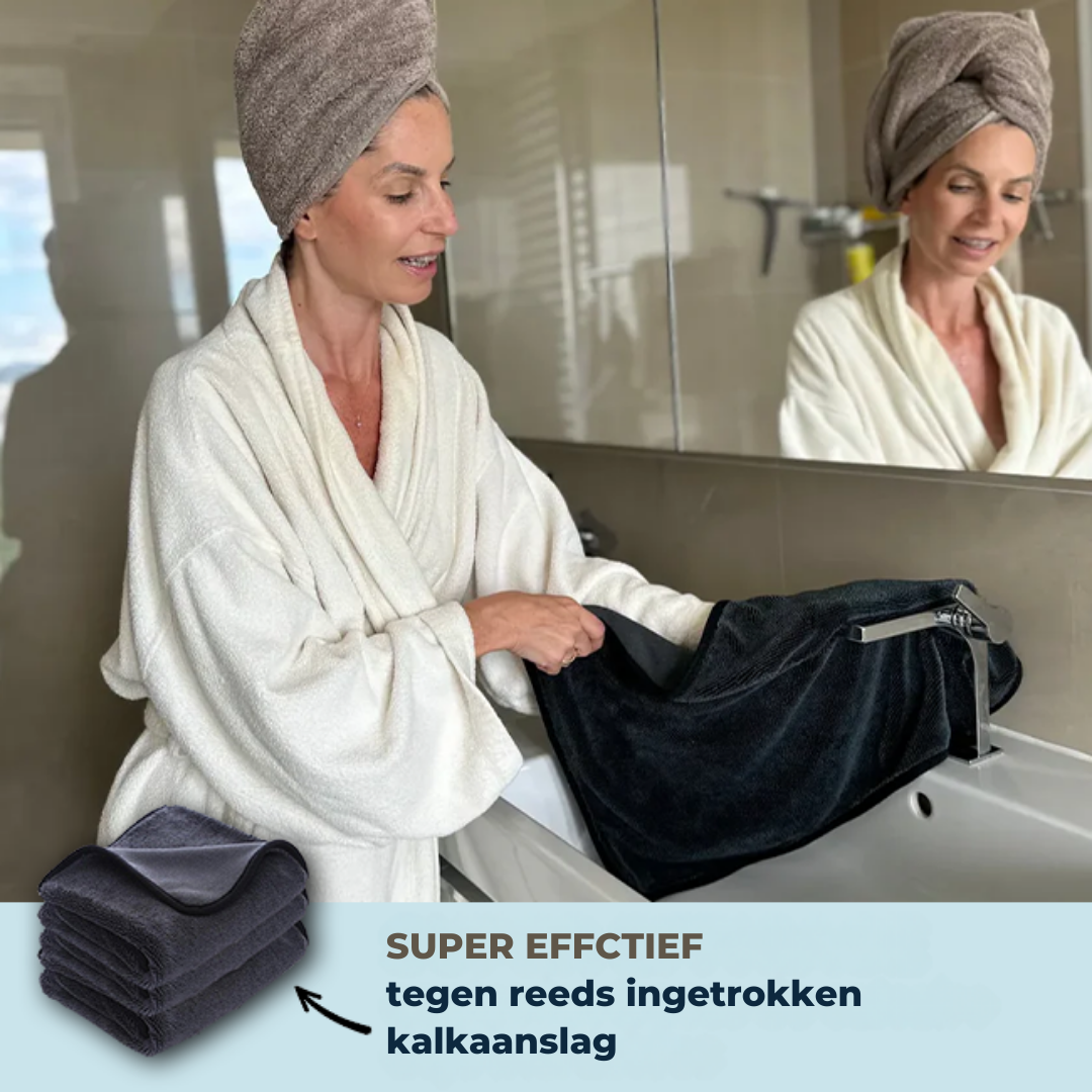 Namado LuxeDry droogdoek - Voor een kalkvrije, streeploze badkamer
