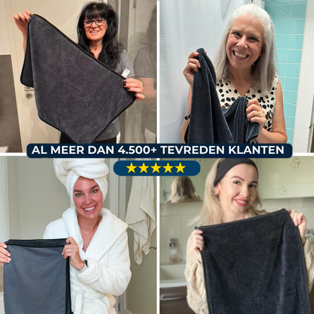Namado LuxeDry droogdoek - Voor een kalkvrije, streeploze badkamer