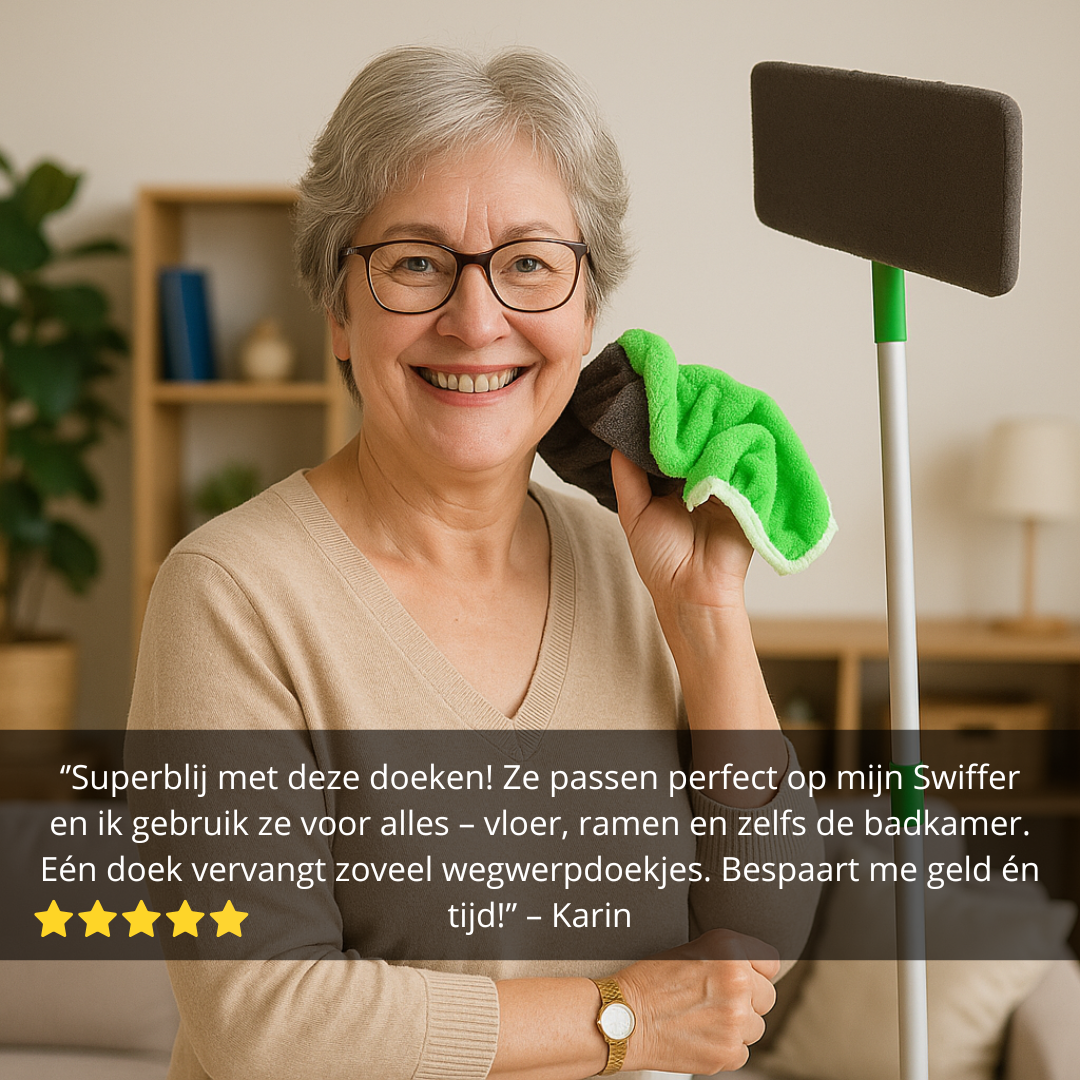 Namado GreenSweep™ - Herbruikbare mop voor Swiffer | 2+2 GRATIS