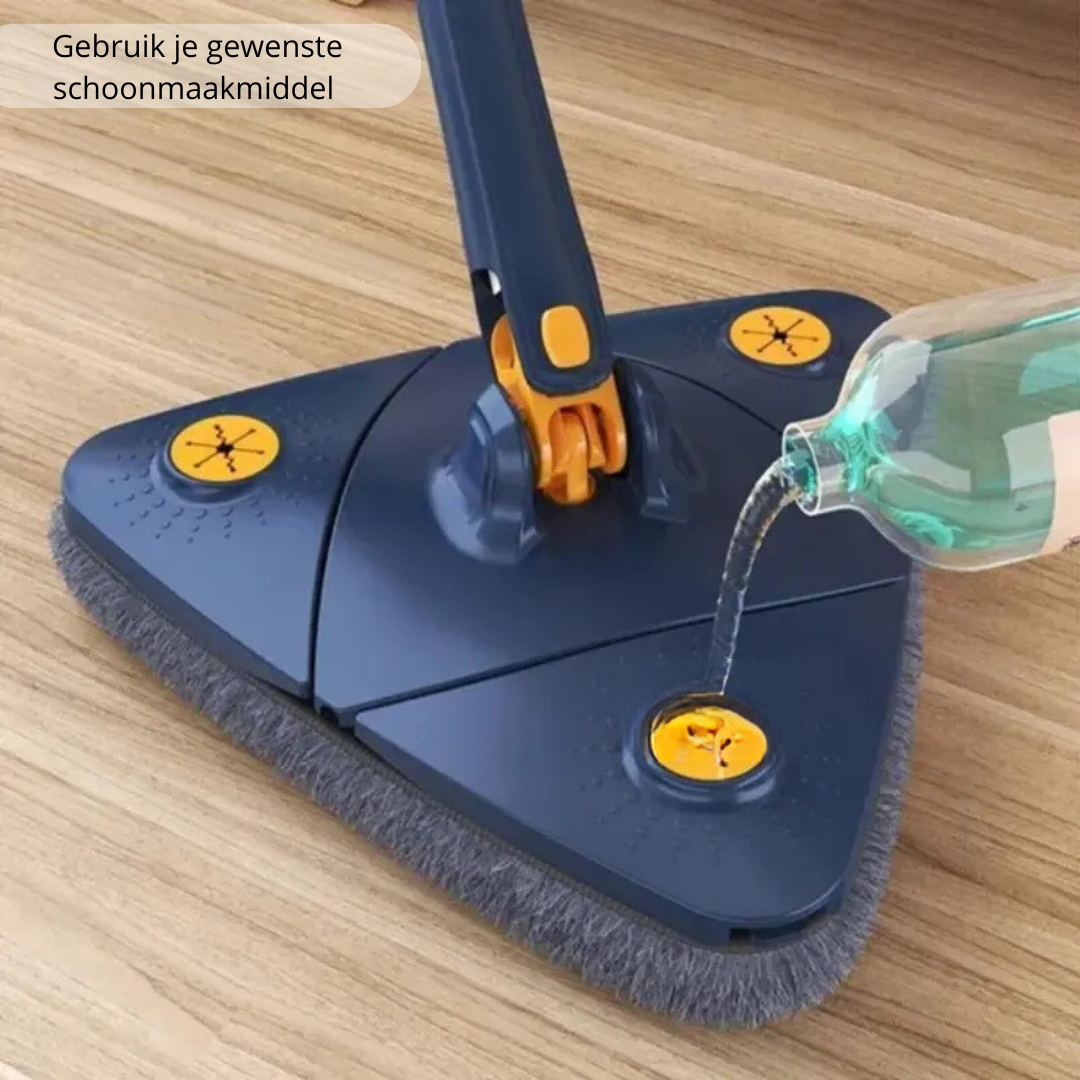 Namado CleanPro Mop™ - 360° draaibare mop voor moeiteloze schoonmaak | +3 GRATIS doeken