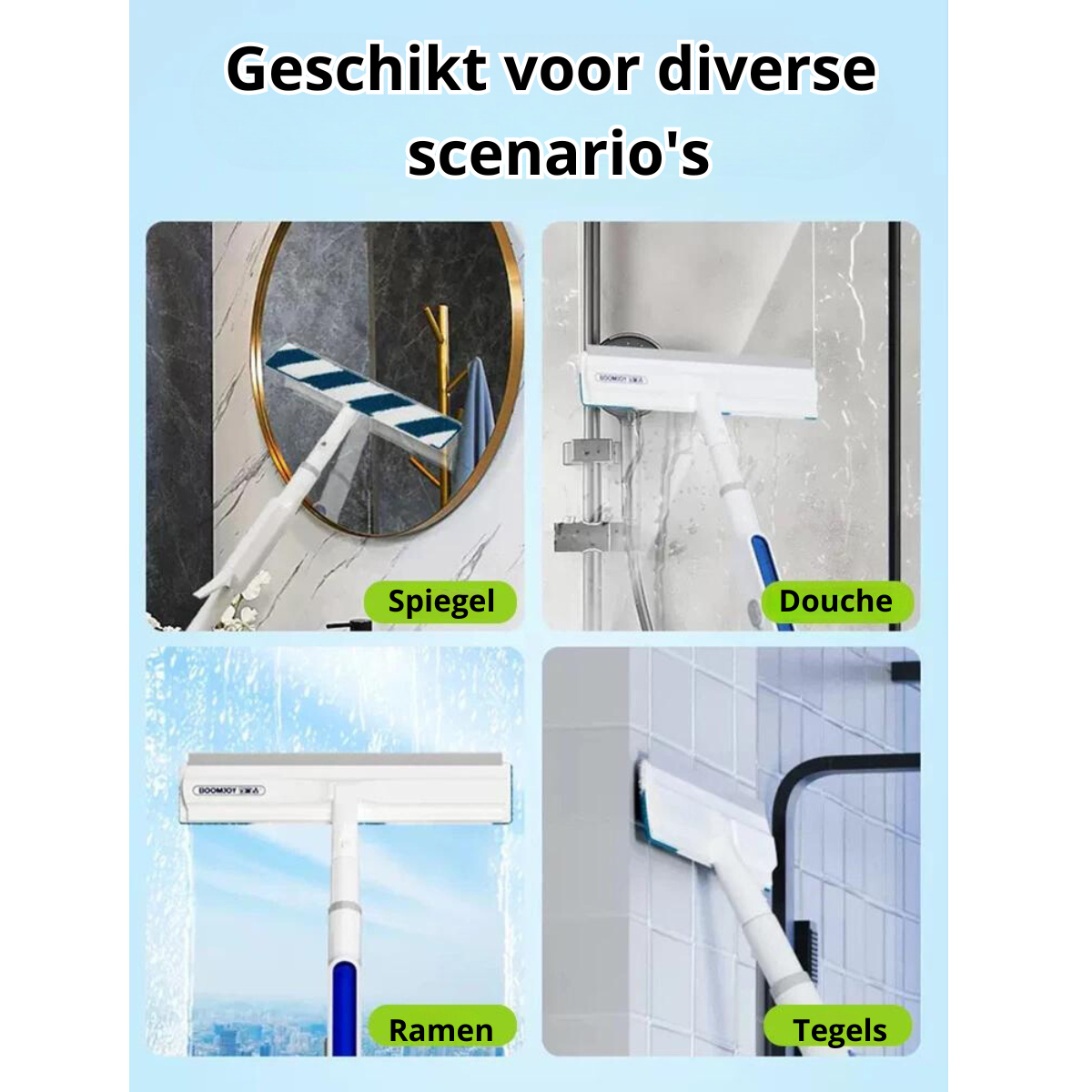 Namado BrightSwipe™ 3 in 1 raamwasser | +3 GRATIS doeken