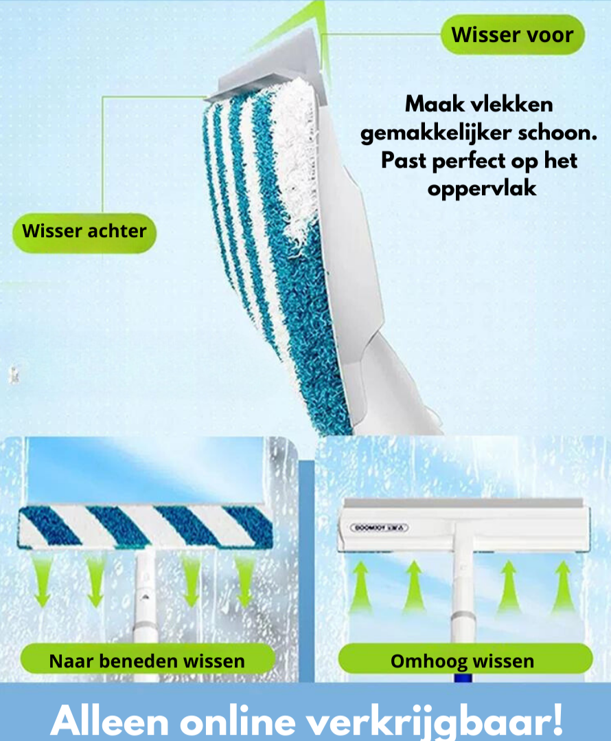 Namado BrightSwipe™ 3 in 1 raamwasser | +3 GRATIS doeken
