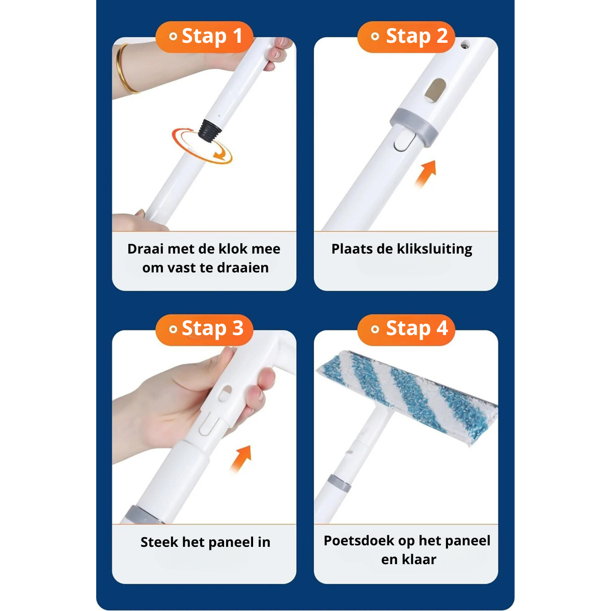 Namado BrightSwipe™ 3 in 1 raamwasser | +3 GRATIS doeken