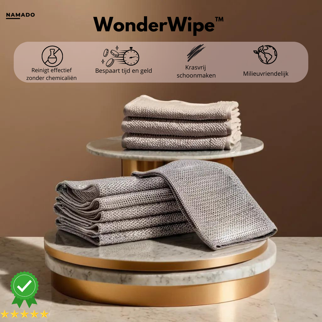 Namado WonderWipe™ – Herbruikbare oplossing voor hardnekkig vuil