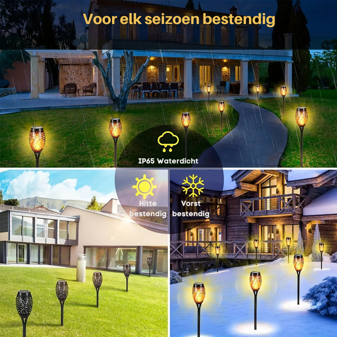 WarmFlame™ LED buitenverlichting - Breng sfeer naar elke buitenruimte | 2+2 GRATIS