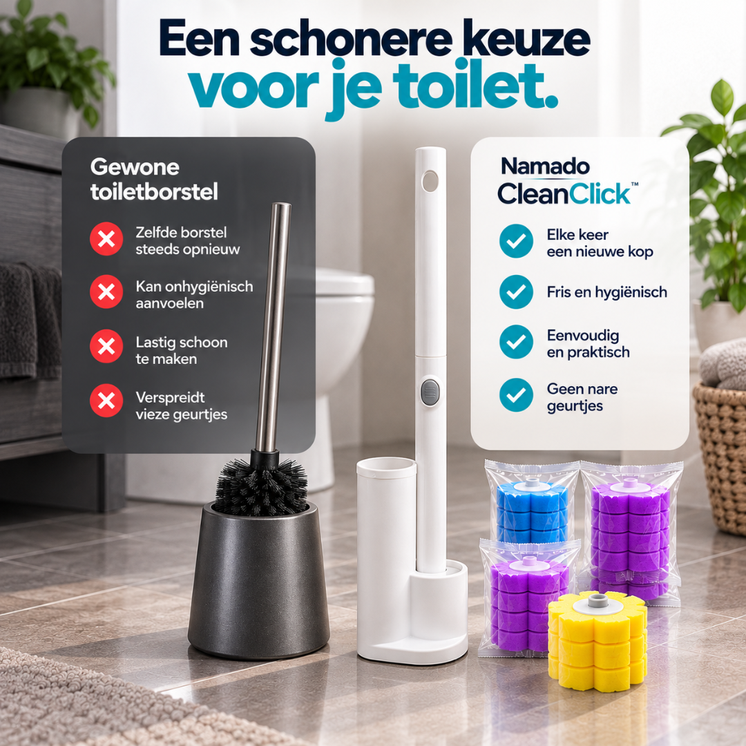 Namado CleanClick™ Toiletreinigingssysteem - Een frisse start bij iedere schoonmaakbeurt