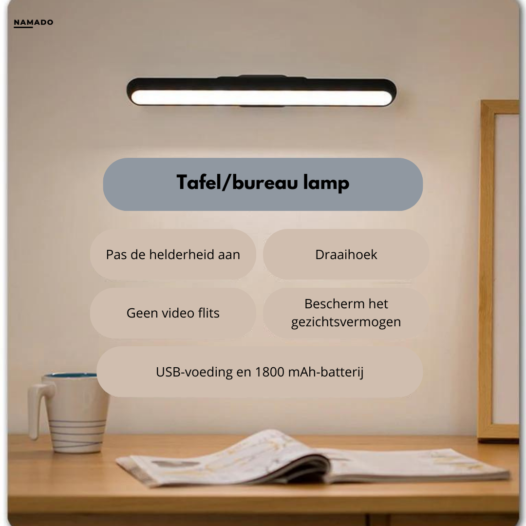 FlexiLight™ bureau lamp - Op elke plek het gewenste licht!