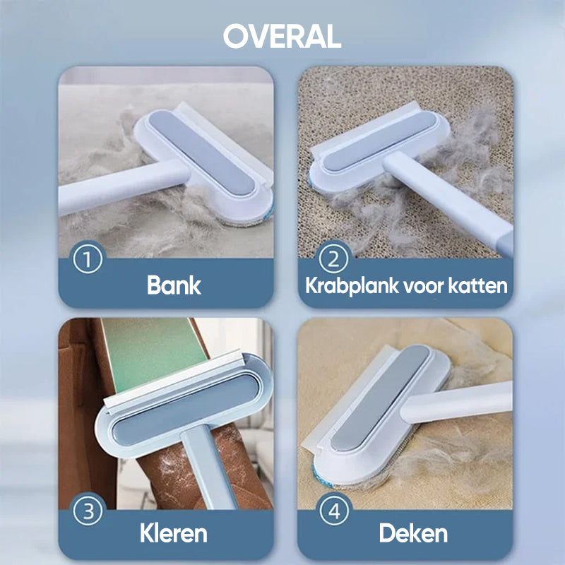 EasyPet™ multifunctionele borstel -  Haarvrij huis, in een mum van tijd!