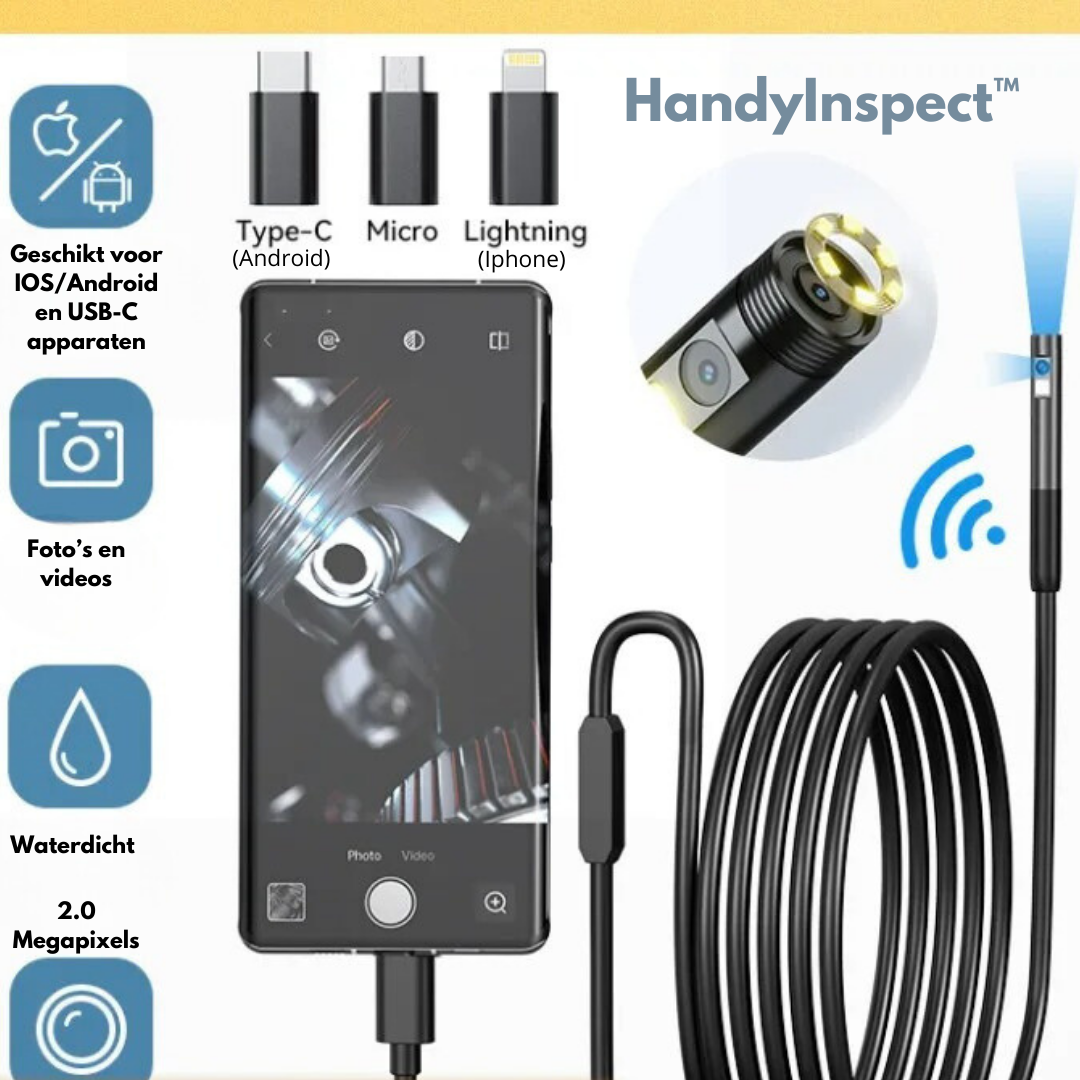 HandyInspect™ - Inspecteer moeilijk bereikbare plekken met gemak!