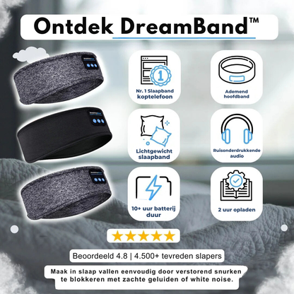 DreamBand™ slaapkoptelefoon - Voor een comfortabele nachtrust