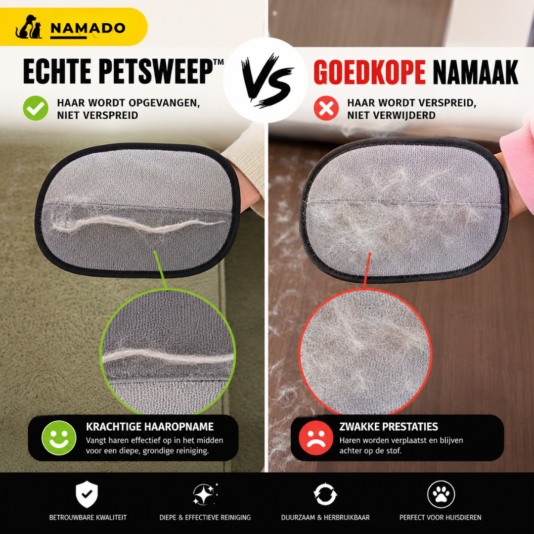 Namado PetSweep™ - Dé oplossing voor dierenhaar