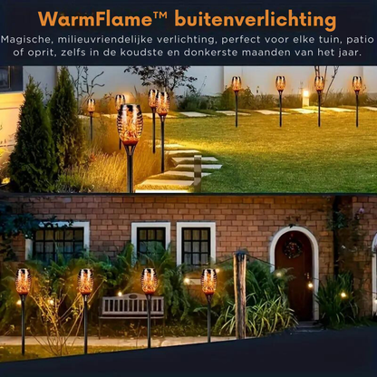 WarmFlame™ LED buitenverlichting - Breng sfeer naar elke buitenruimte | 2+2 GRATIS