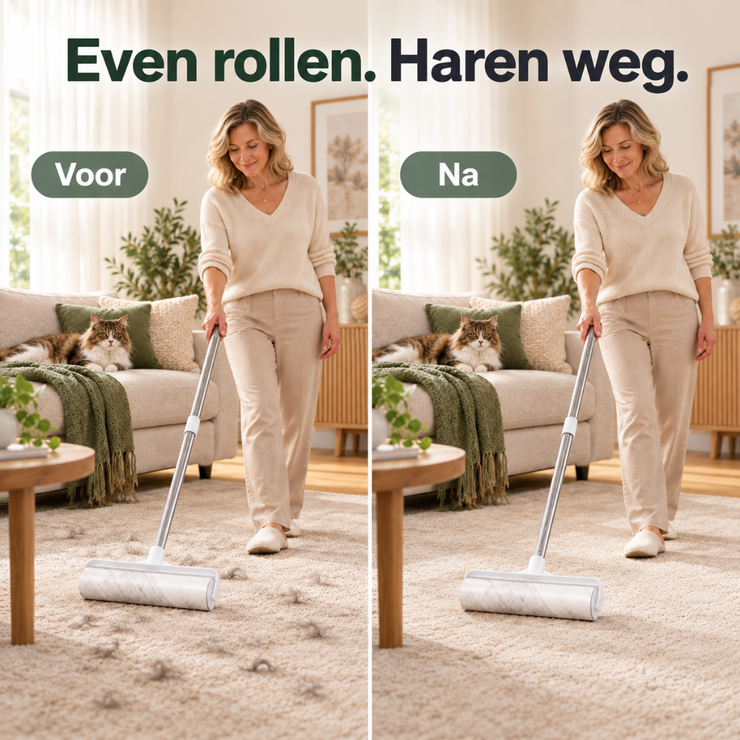 Namado EasyRoll™ - Haren weg. Zonder telkens de stofzuiger te pakken
