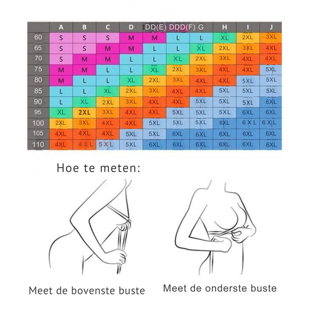 Namado beugelloze BH™ -Met makkelijke voorsluiting | Vandaag 1+1 GRATIS