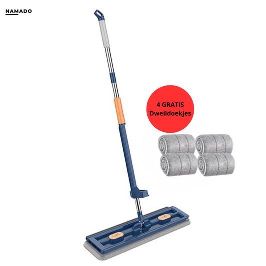 CleanSweep™ 3-in-1 Mop - Met 4 GRATIS dweildoeken