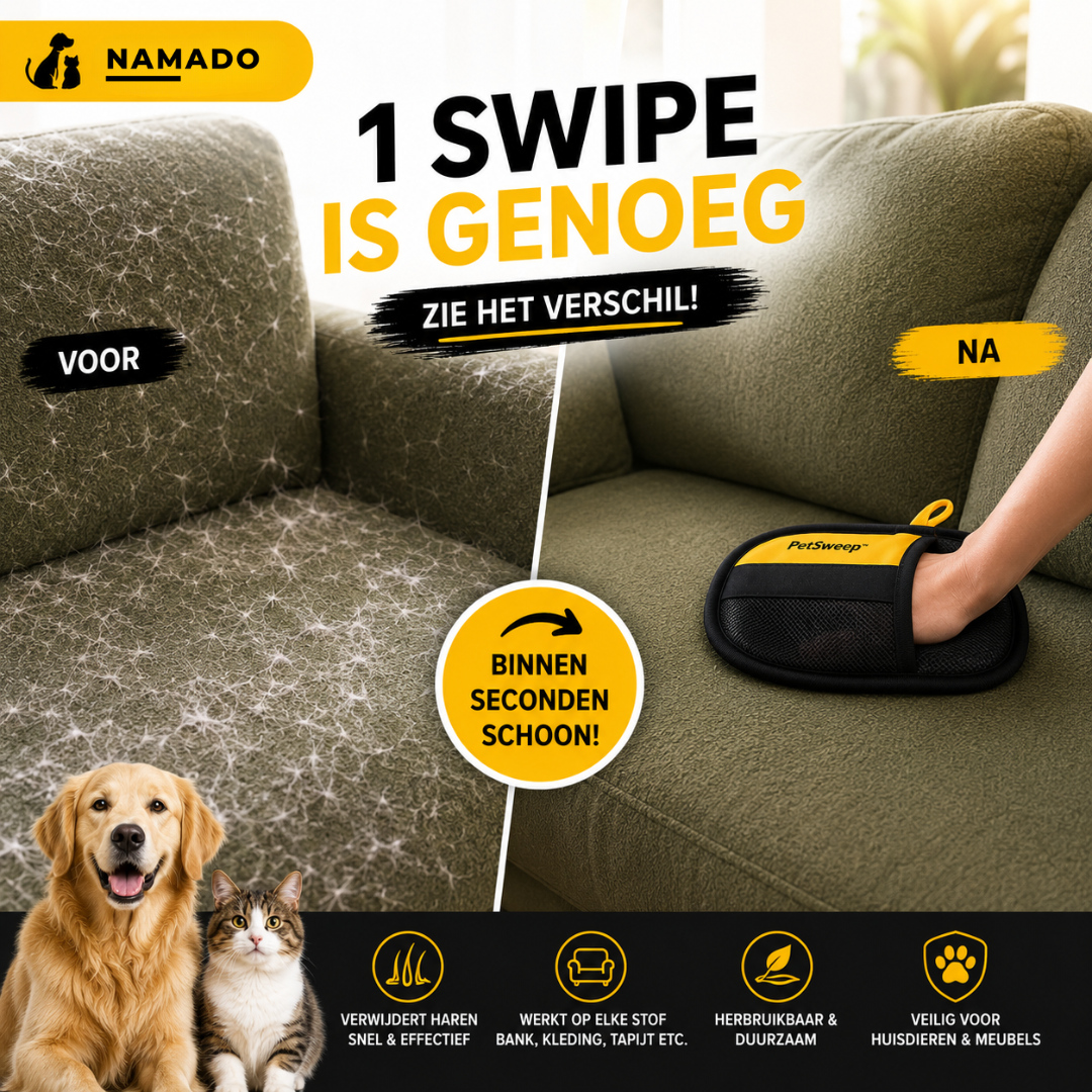 Namado PetSweep™ - Dé oplossing voor dierenhaar