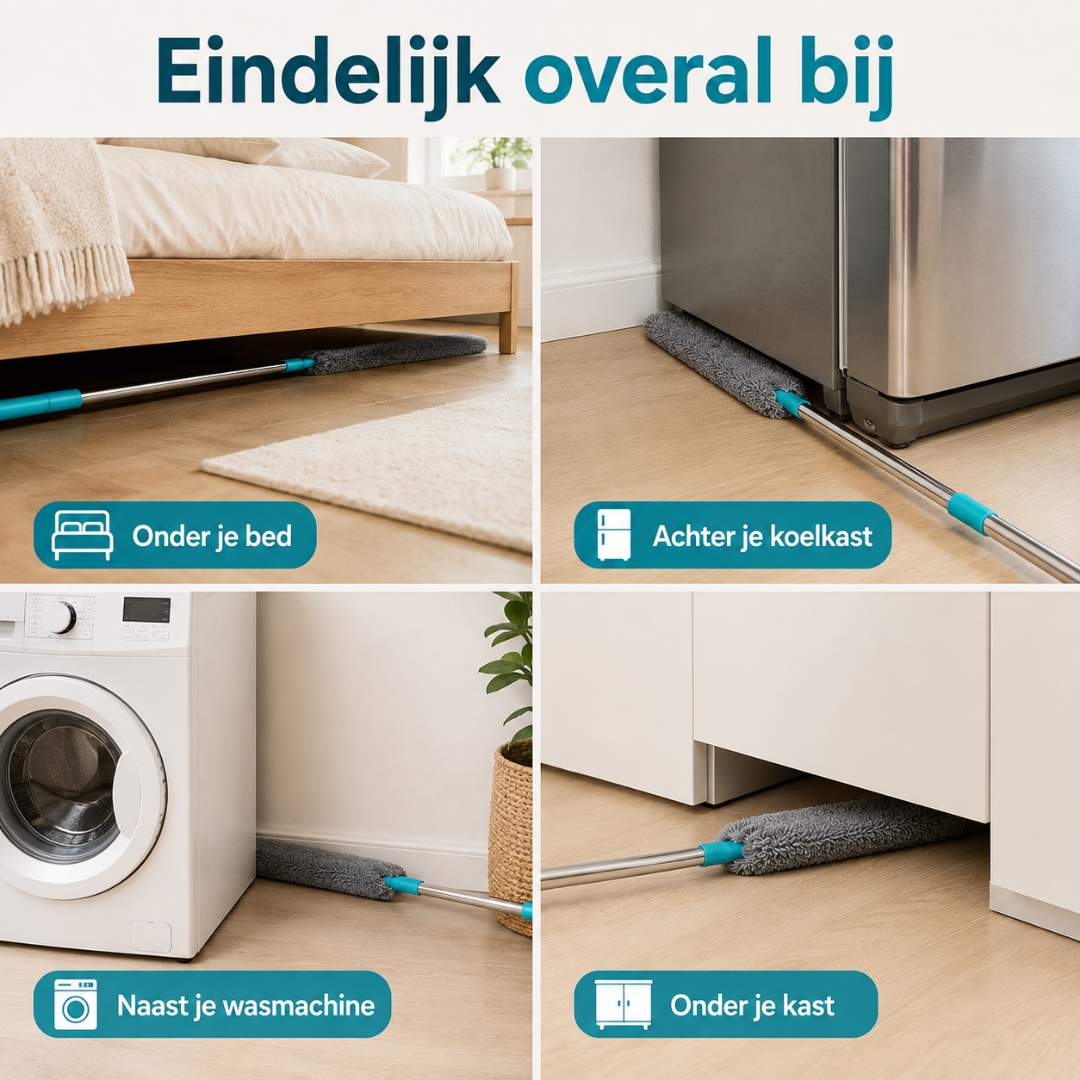 Namado DustReach™ - Overal schoon, zonder meubels te verschuiven