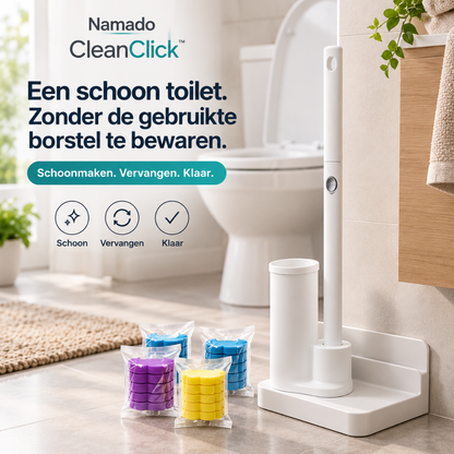 Namado CleanClick™ Toiletreinigingssysteem - Een frisse start bij iedere schoonmaakbeurt