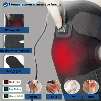 Flex KneeHeat Pro™ - De ultieme verlichting voor kniepijn