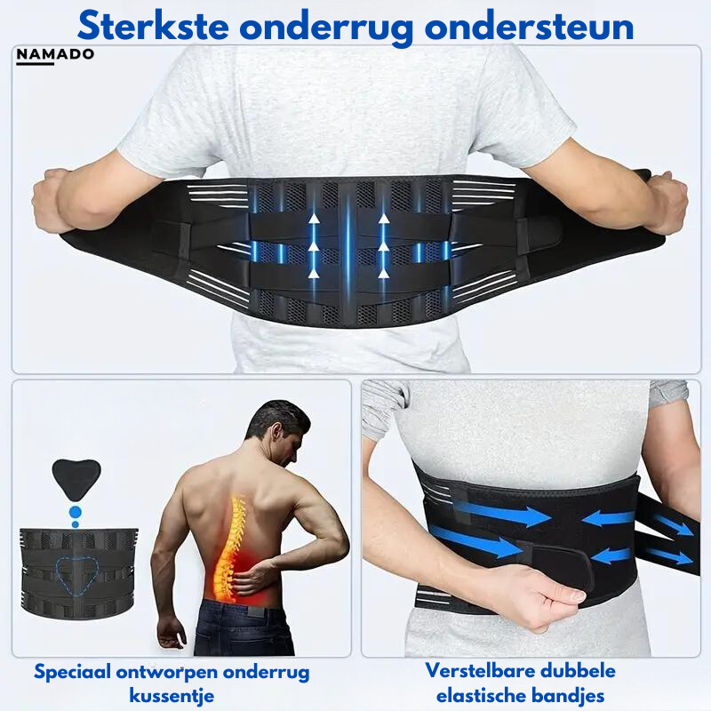 ErgoBack™ Pro - Onderrug ondersteuning voor een leven zonder rugpijn! + Gratis onderrug kussentje