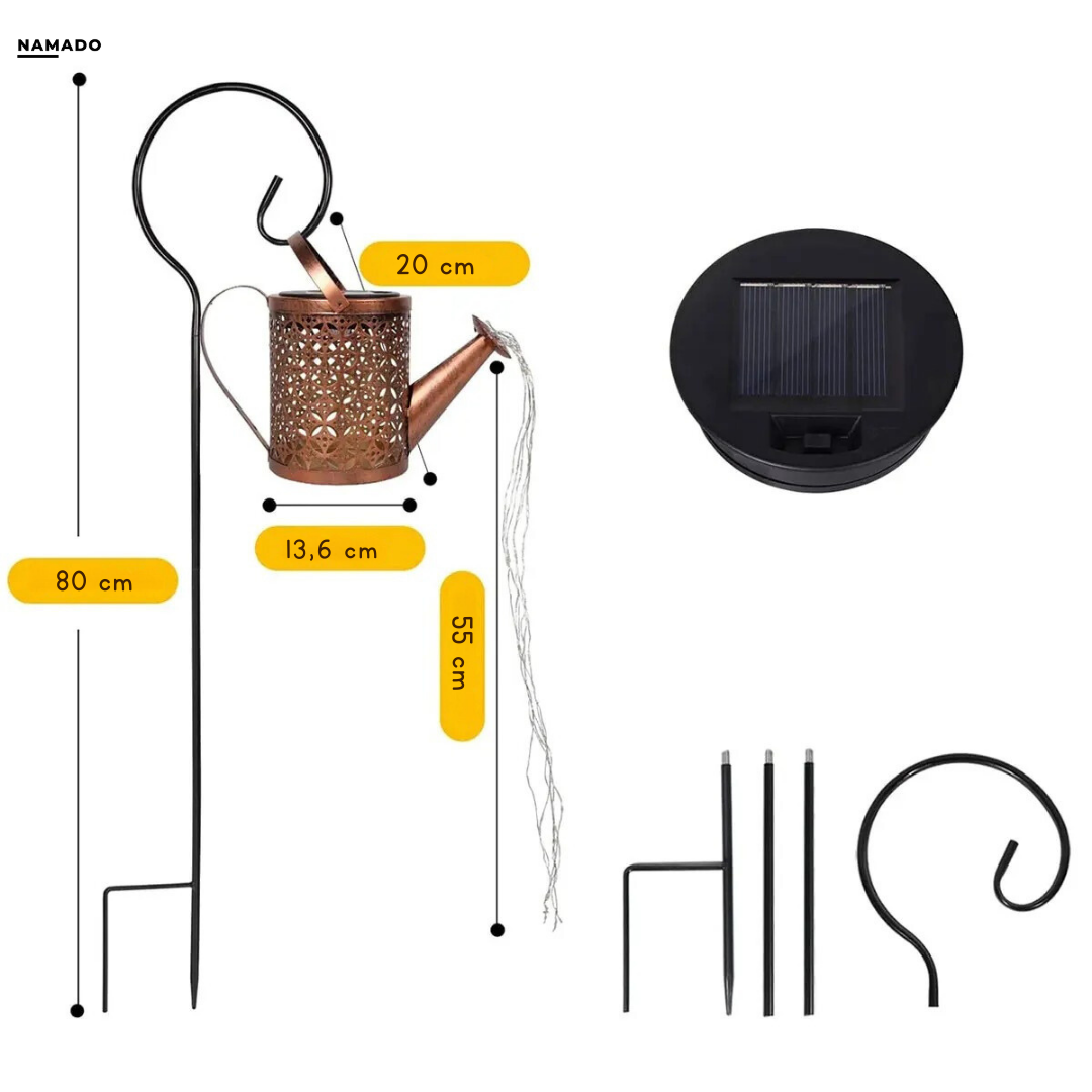 Solar SparkGieter™ - Betover je tuin met sprankelende lichtjes