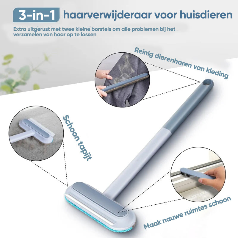 EasyPet™ multifunctionele borstel -  Haarvrij huis, in een mum van tijd!