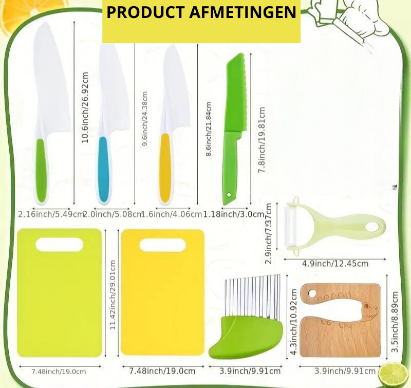 MiniChef Montessori set™ - Op spelenderwijs leren koken!