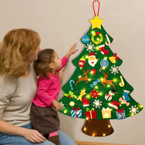 Kids Xmas-boom™ - Creëer je eigen feestelijke kerstboom!