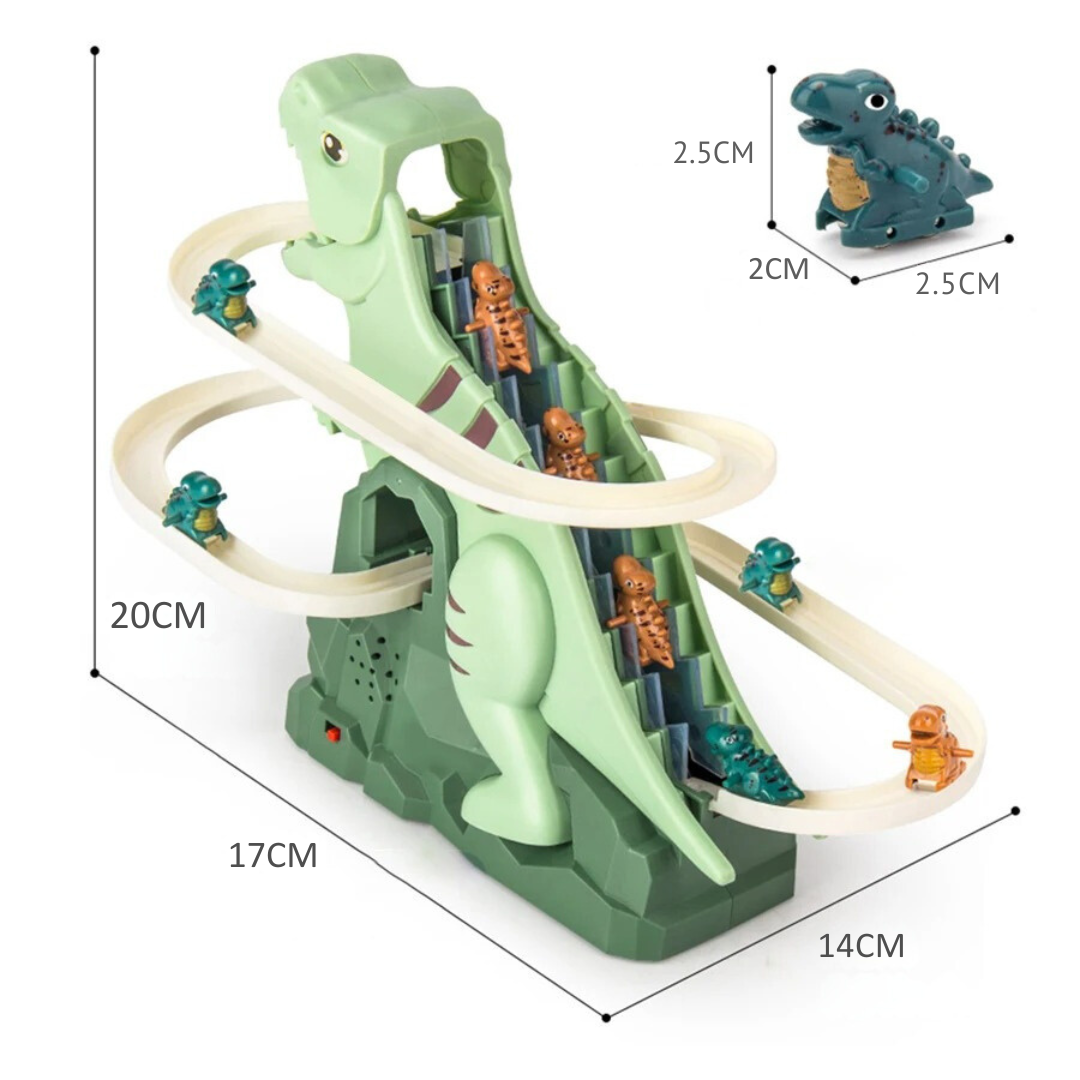 DinoPlezier™ Racebaan - Laat de fantasie tot leven komen