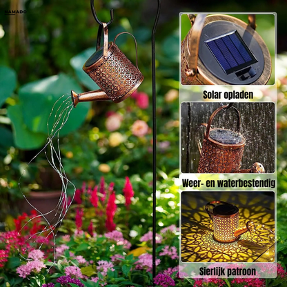 Solar SparkGieter™ - Betover je tuin met sprankelende lichtjes