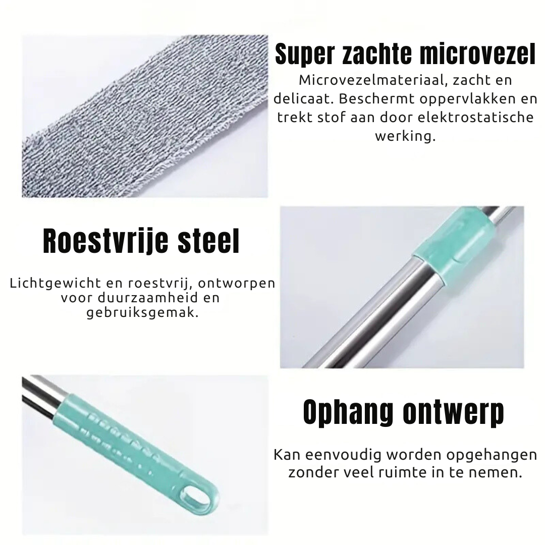 DustReach™ stofborstel - Kom gemakkelijk overal bij en houd schoon | +3 GRATIS stofdoeken