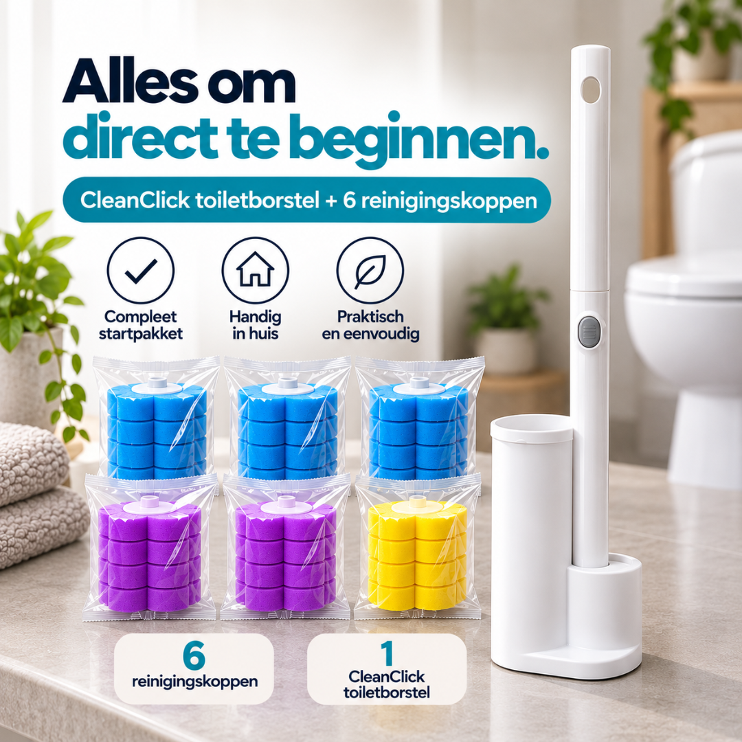 Namado CleanClick™ Toiletreinigingssysteem - Een frisse start bij iedere schoonmaakbeurt
